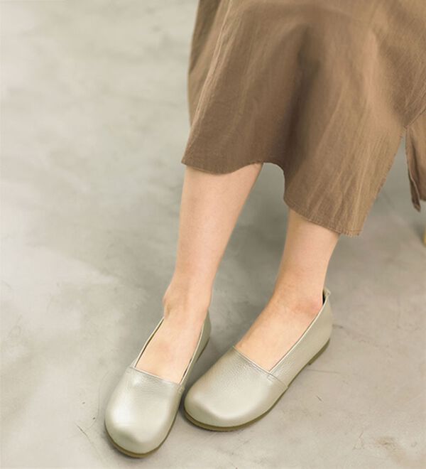 ルフラン（ルフラン）の「足指ゆったり５Ｅはだしシューズ（フラットシューズ）」｜詳細画像