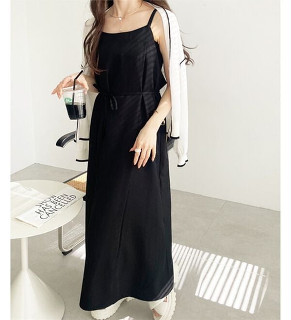 GeeRA（ジーラ）の「リネンライクロングキャミワンピース（その他ワンピース）」｜詳細画像