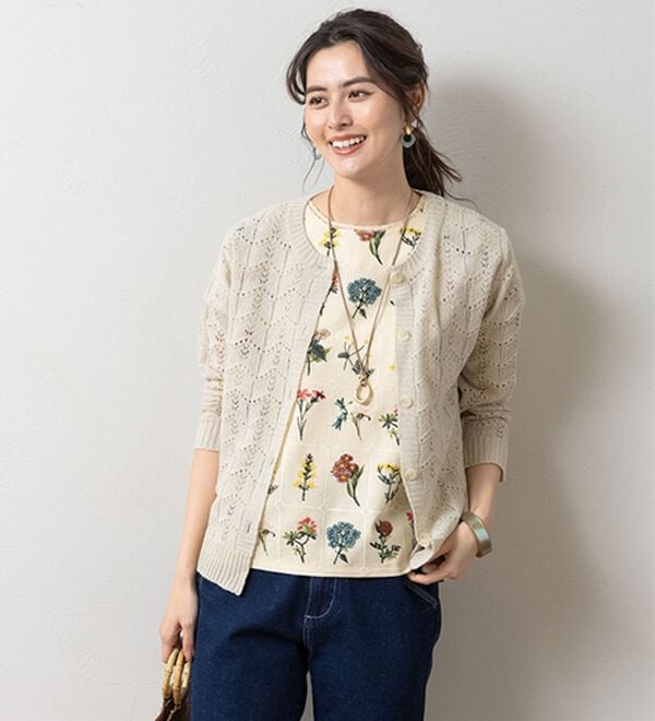 ルフラン（ルフラン）の「華咲く刺しゅうブラウス（ブラウス）」｜詳細画像