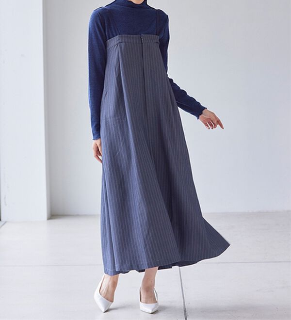 RANAN（ラナン）の「異素材デザインキャミワンピ（その他ワンピース）」｜詳細画像