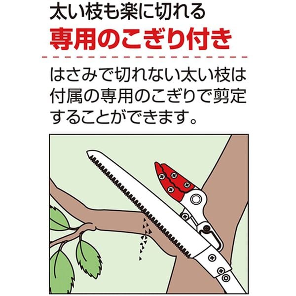 「アルス伸縮式高枝鋏（ガーデニング・園芸用品）」｜詳細画像