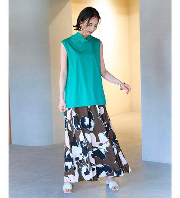 RANAN（ラナン）の「スリーブレスハイネックプルオーバー（カットソー）」｜詳細画像