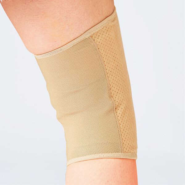 「よこあみ整骨院畠山先生考案　皮膚感覚ひざサポーター（サポーター・肩腰膝ケア）」｜ベージュ
