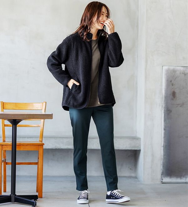 BELLUNA（ベルーナ）の「軽やか綿混！大人サマ見えスウェット（カットソー）」｜詳細画像