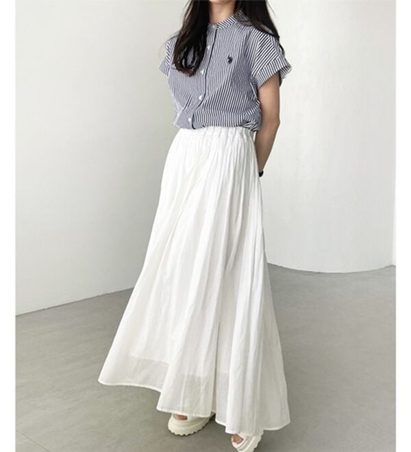 GeeRA（ジーラ）の「【ＵＳ．ＰＯＬＯ．ＡＳＳＮ】フレンチスリーブシャツ（シャツ）」｜詳細画像