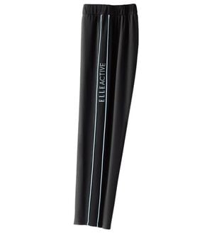BELLUNA（ベルーナ）の「＜ＥＬＬＥ　Ａｃｔｉｖｅ＞綿タッチ素材クロップド丈ジャージパンツ（その他パンツ）」｜黒