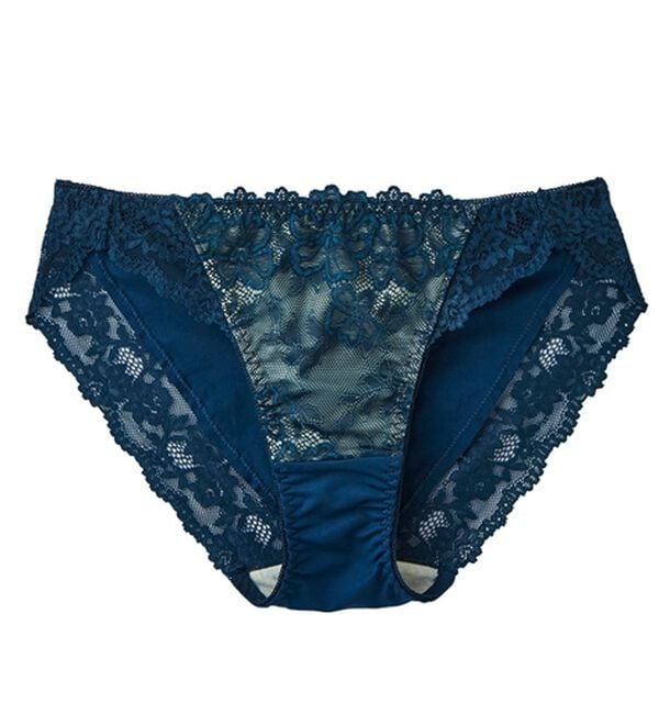 「スタイルアップレーシーブラのショーツ（ショーツ）」｜ネイビー