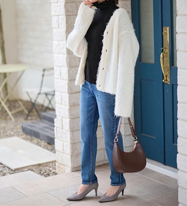 LAVIENNE（ラヴィエンヌ）の「着回し力抜群！綿１００％着映えリブインナー（肌着・インナーウェア）」｜詳細画像