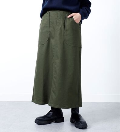 BELLUNA（ベルーナ）の「＜ｓｏｒａｆｕｋｕ＞裏トリコット起毛素材スカート（ロングスカート）」