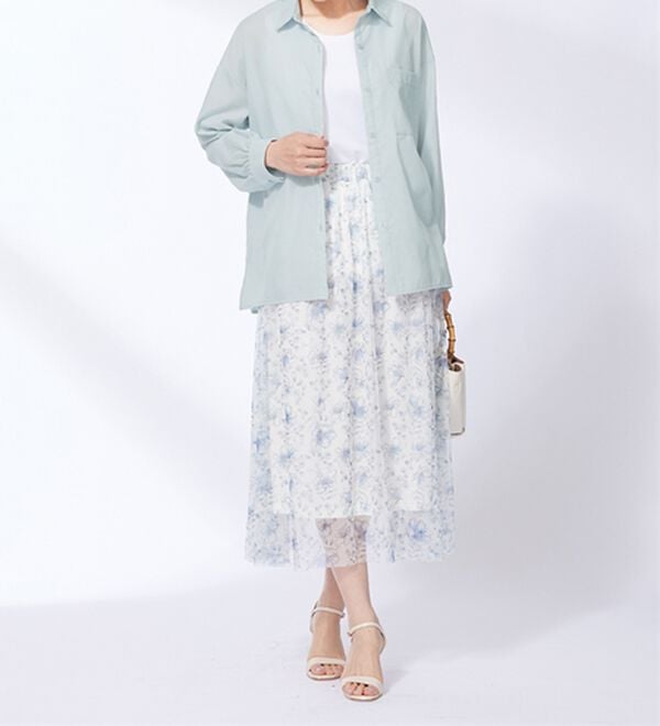 BELLUNA（ベルーナ）の「ベーシックデザインオーバーサイズシャツ（シャツ）」｜詳細画像