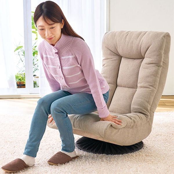 「ハマって沼る　ふかふかハイバック回転座椅子（座椅子）」｜詳細画像