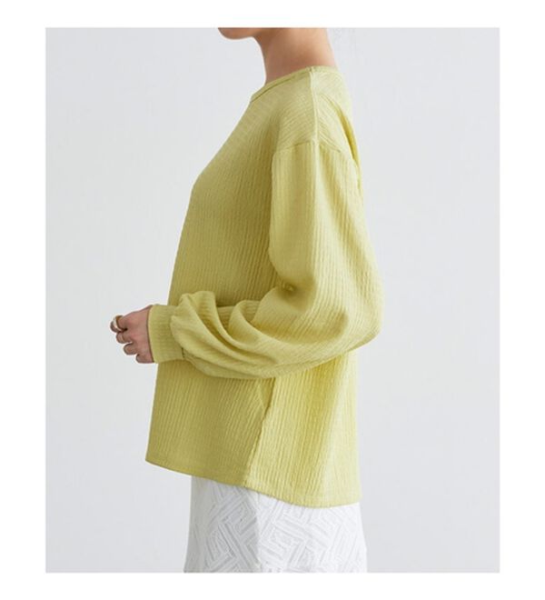 Pierrot（ピエロ）の「デザインが選べるジャガードカットソー（カットソー）」｜詳細画像