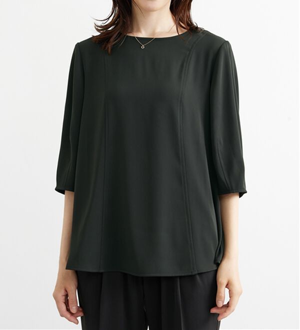 BELLUNA（ベルーナ）の「〈オフィス対応〉ランタンスリーブブラウス（ブラウス）」｜詳細画像