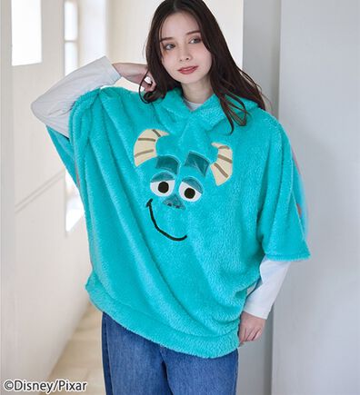 BELLUNA（ベルーナ）の「＜Ｄｉｓｎｅｙ＞【モンスターズ・インク（サリー）】両面ボアポンチョ（パジャマ・ルームウェア）」