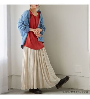 「至福の綿１００％タンクトップ（タンクトップ・キャミソール）」｜レンガ