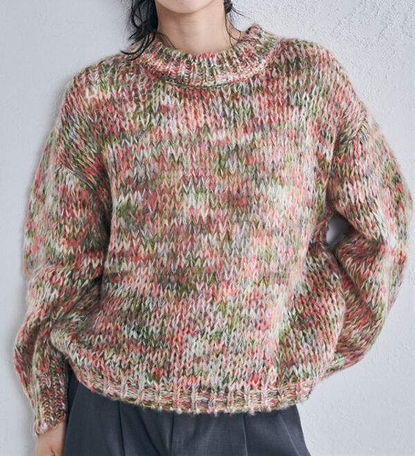 RANAN（ラナン）の「ミックスカラーシャギーニット（ニット・セーター）」｜詳細画像