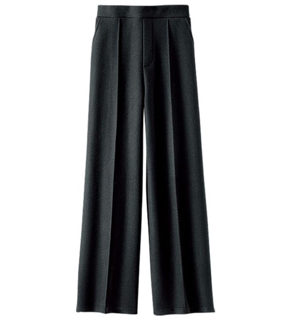 BELLUNA（ベルーナ）の「圧縮ニット素材ワイドパンツ（ワイドパンツ・ガウチョ）」｜詳細画像