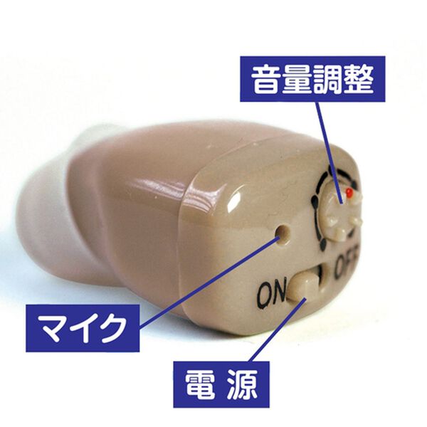 「電池不要　かんたん操作の充電式集音器（シニア・生活サポート）」｜詳細画像