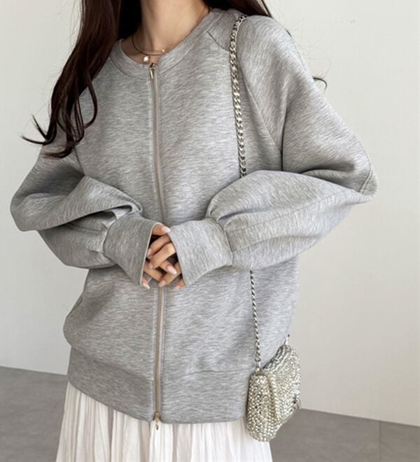 GeeRA（ジーラ）の「前後２ＷＡＹダブルジップスウェット（カットソー）」｜詳細画像