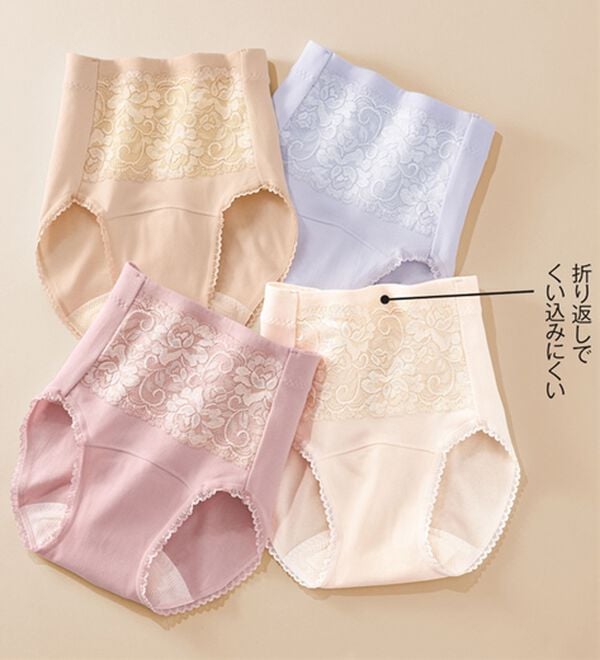 「【４色組】新・お腹すっぽり安心ショーツ（安心ショーツ）」｜詳細画像