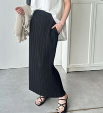 GeeRA（ジーラ）の「セルフカットプリーツナロースカート（ロングスカート）」