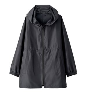 BELLUNA（ベルーナ）の「はっ水加工ドロスト使い軽量パーカー（その他ジャケット）」｜黒