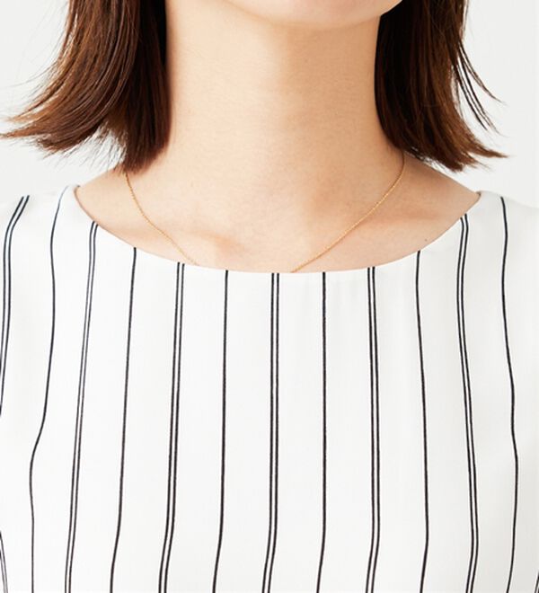 BELLUNA（ベルーナ）の「ジョーゼット素材裾ティアードブラウス（ブラウス）」｜詳細画像