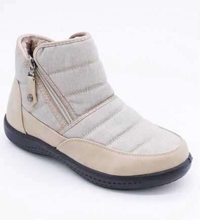 BELLUNA（ベルーナ）の「４Ｅはっ水ダブルファスナーショートブーツ（ブーツ）」