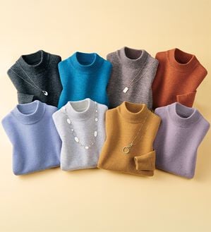 ルフラン（ルフラン）の「選べる！洗えるぬくもりウール１００％セーター（ニット・セーター）」｜詳細画像