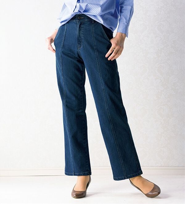 ルフラン（ルフラン）の「【３本組】Ｃ．Ｂ．Ｓ．ジーンズ裏フリース蓄熱パンツ（フルレングスパンツ）」｜詳細画像