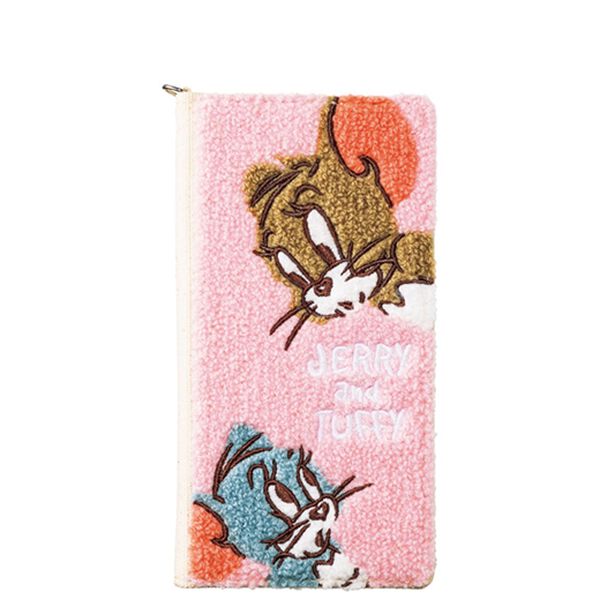 BELLUNA（ベルーナ）の「＜トム＆ジェリー＞サガラ刺繍汎用スマホケース（その他ファッション小物）」｜詳細画像