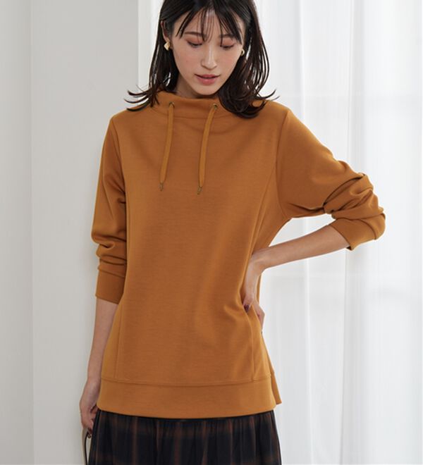 BELLUNA（ベルーナ）の「【新色追加】ワイドネックサイド切替プルオーバー（カットソー）」｜詳細画像