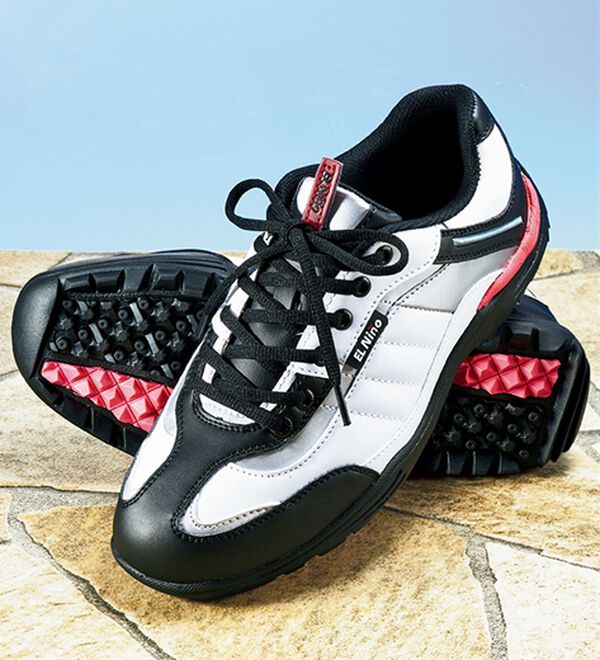 「＜エルニーニョ＞スパイクレスシューズ（メンズウォーキングシューズ）」｜1