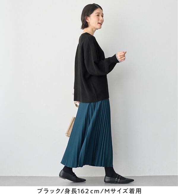 Viola e Viola（ヴィオラ エ ヴィオラ）の「洗えるもちもち　ゆるニットプルオーバー（ニット・セーター）」｜詳細画像