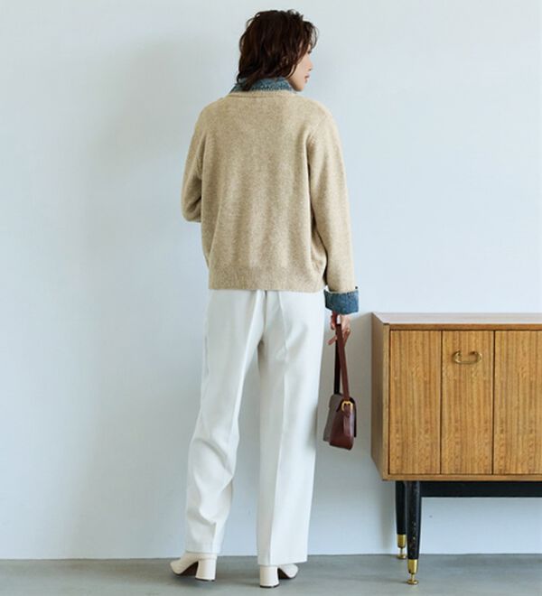 BELLUNA（ベルーナ）の「デニム&times;ニット切替ジャケット（その他ジャケット）」｜詳細画像