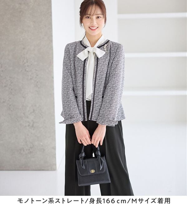 alotta（アロッタ）の「【選べるパンツ】洗える！３点セット着回し力抜群スーツ（その他スーツ）」｜詳細画像