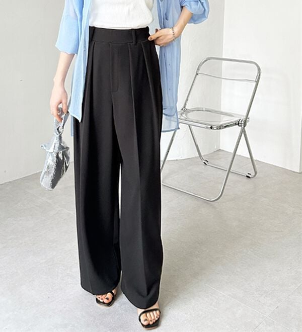 GeeRA（ジーラ）の「インタックスラックスワイドパンツ（フルレングスパンツ）」｜詳細画像