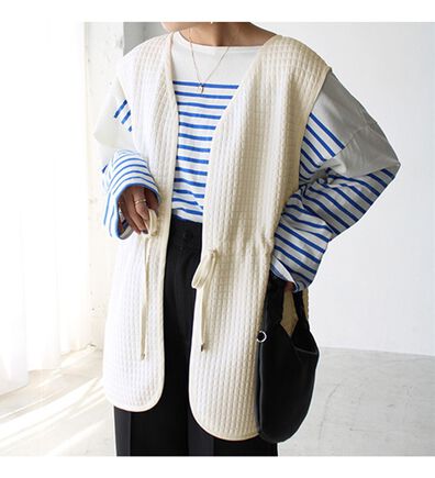 GeeRA（ジーラ）の「前後２ＷＡＹキルティングカットソーベスト（ベスト）」