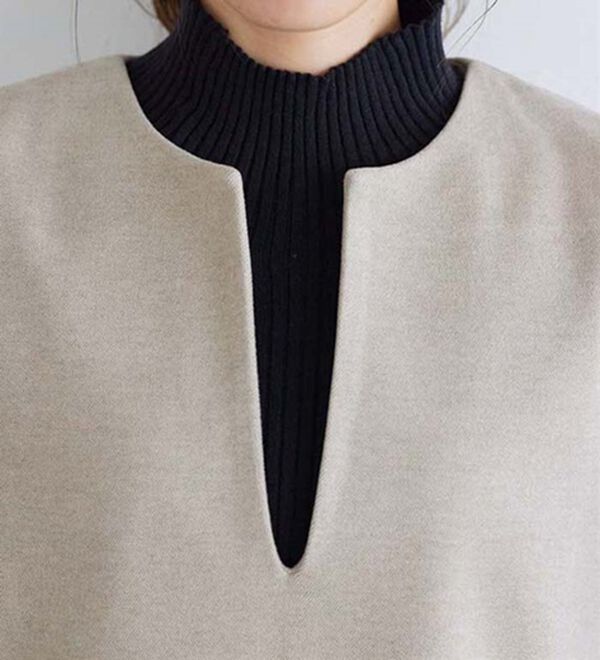 Pierrot（ピエロ）の「ウールタッチジャンパースカート（ジャンパースカート）」｜詳細画像