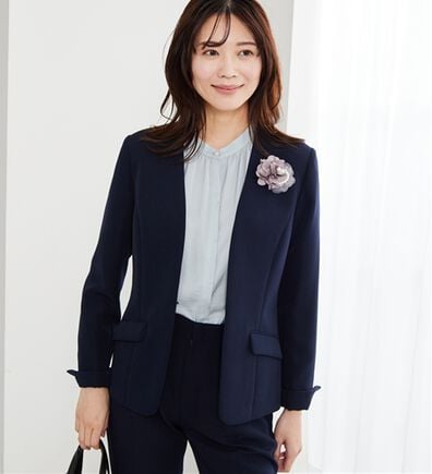 BELLUNA（ベルーナ）の「＜Ｃ／Ｓ＞ノーカラージャケット（ノーカラージャケット）」