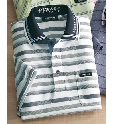 「＜ダンロップ・リファインド＞ＩＺＵＭＯ　ＢＲＡＮＤ　５分袖ポロシャツ（メンズポロシャツ）」