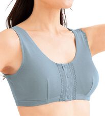 「優しい温もりオーガニックコットン前開きブラ（ブラジャー）」