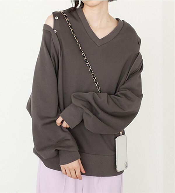 GeeRA（ジーラ）の「ボレロセット着回しスウェット（トレーナー・スウェット）」｜詳細画像