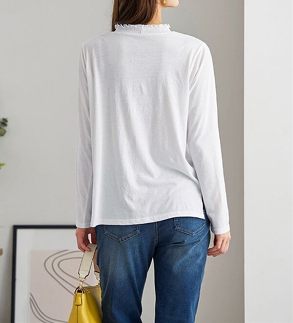 BELLUNA（ベルーナ）の「シャーリング衿ベストアンサンブル（アンサンブル）」｜詳細画像