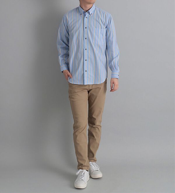 「＜コムルヴァン・オム＞毎日快適ソフトオックスシャツ（メンズシャツ）」｜詳細画像