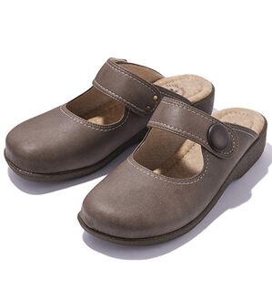 「日本製　サイドボタンサンダル（サンダル・ミュール）」｜オーク