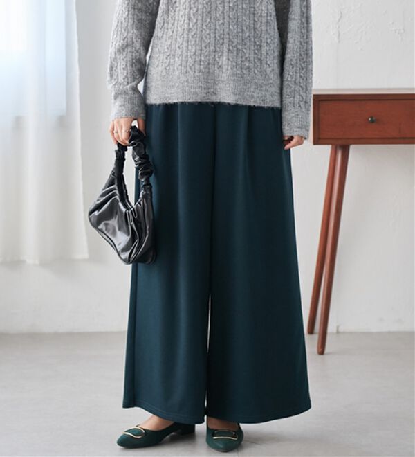 週末限定価格！サテンフレアガウチョパンツ 週末限定価格！サテン