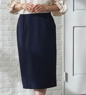 RANAN（ラナン）の「美ラインタイトスカート（ロングスカート）」｜ネイビー