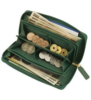 「ユリ・コジマ　羊革コインが分けられる長財布（財布・パスケース）」｜詳細画像
