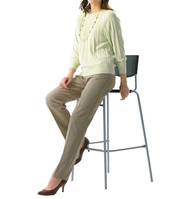 ルフラン（ルフラン）の「【５本組】日本製お手入れラク！毎日活躍パンツ（フルレングスパンツ）」｜詳細画像